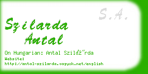 szilarda antal business card